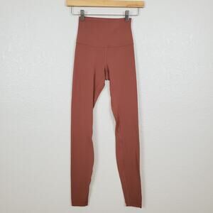 Lululemon Align Pant 28" Womens Size 2 Ancient Copper Yoga Stretch Athletic Gym